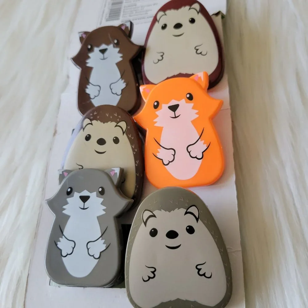 Kikkerland Woodland Creature Bag Clips Set